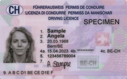 Køb Schweiz kørekort online