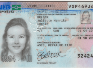 Netherland Residence Card