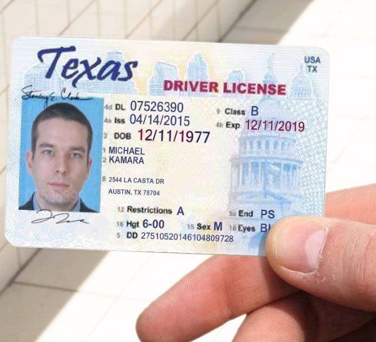 fake novelty id card