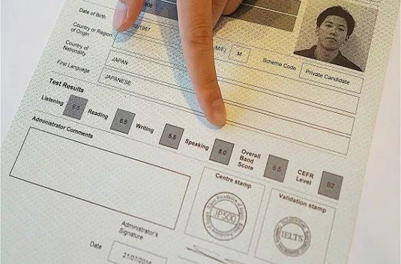 IELTS ċertifikat fuq l-internet